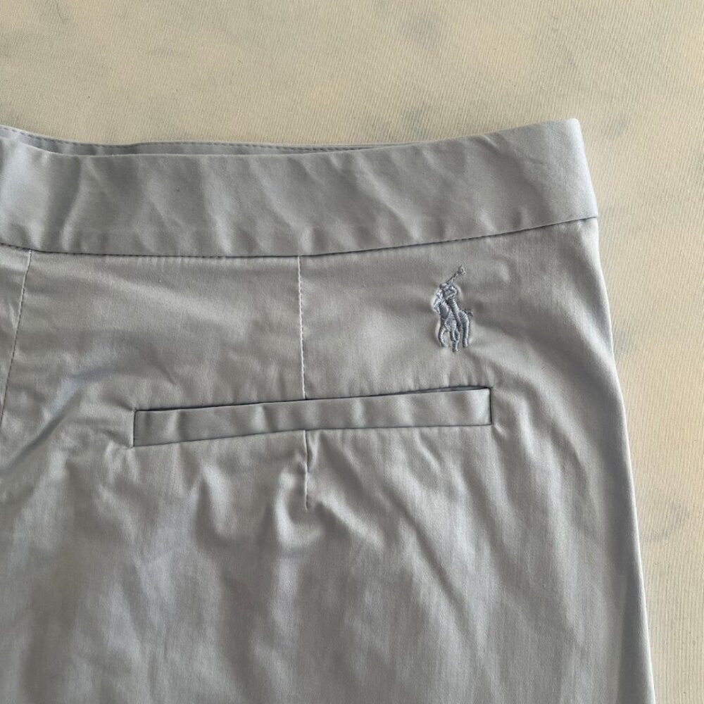 Ralph Lauren Golf Baby Blue Athletic Midi Pleated Skort Shorts - Picture 6 of 8